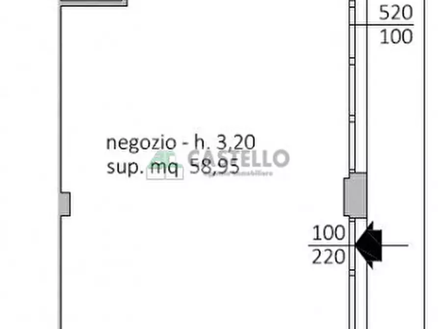 Immagine 1 di Negozio in affitto  in Piazza Antonio Galato 4 a Vigonza