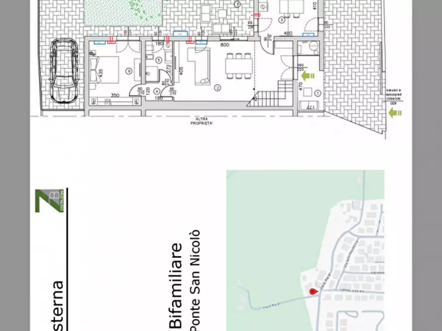 Immagine 14 di Casa bifamiliare in vendita  a Ponte San Nicolò