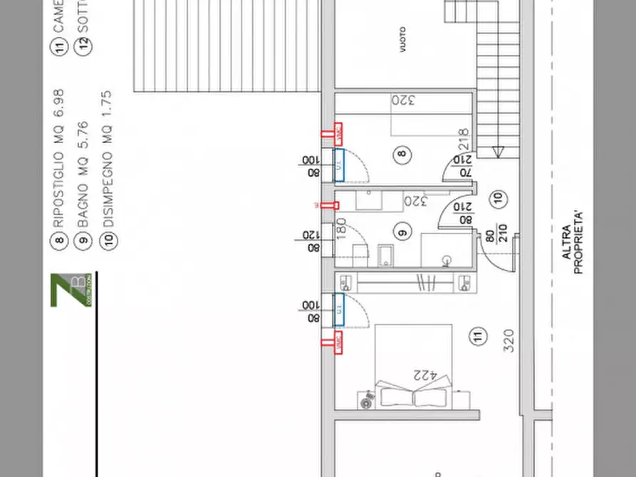 Immagine 15 di Casa bifamiliare in vendita  a Ponte San Nicolò