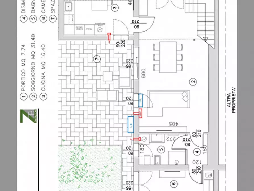 Immagine 16 di Casa bifamiliare in vendita  a Ponte San Nicolò