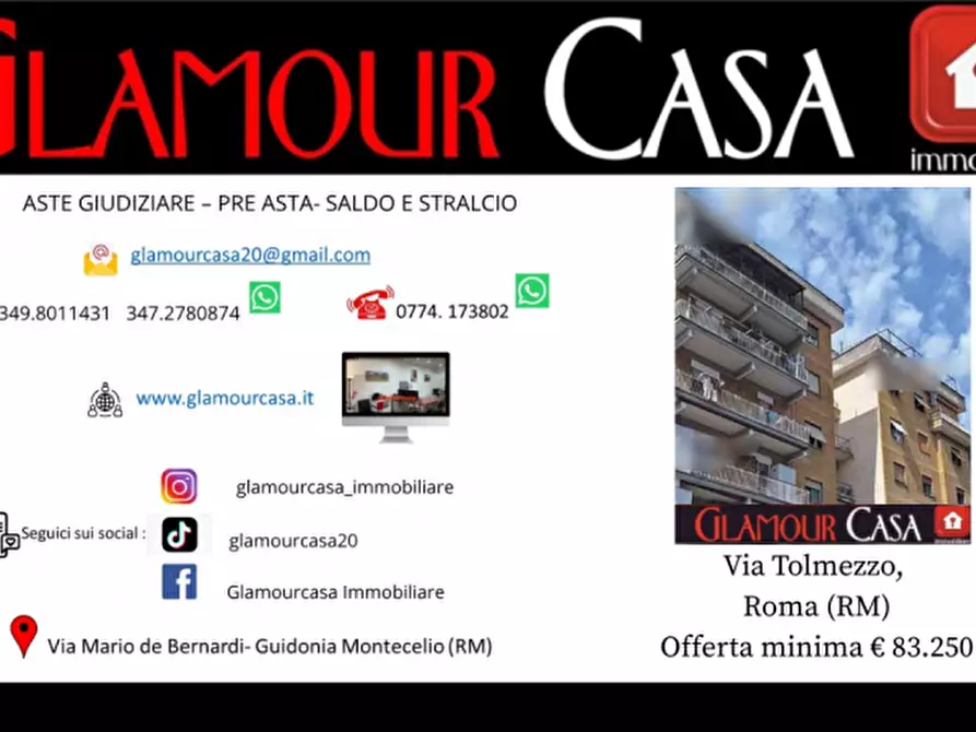 Immagine 1 di Appartamento in vendita  in Via Tolmezzo a Roma