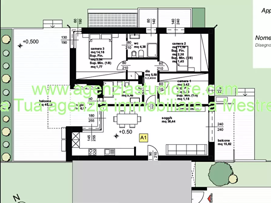 Immagine 24 di Appartamento in vendita  in via castellana 18 a Venezia