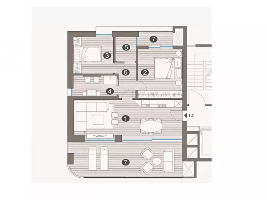 Immagine 14 di Appartamento in vendita  in Via Firenze a Jesolo