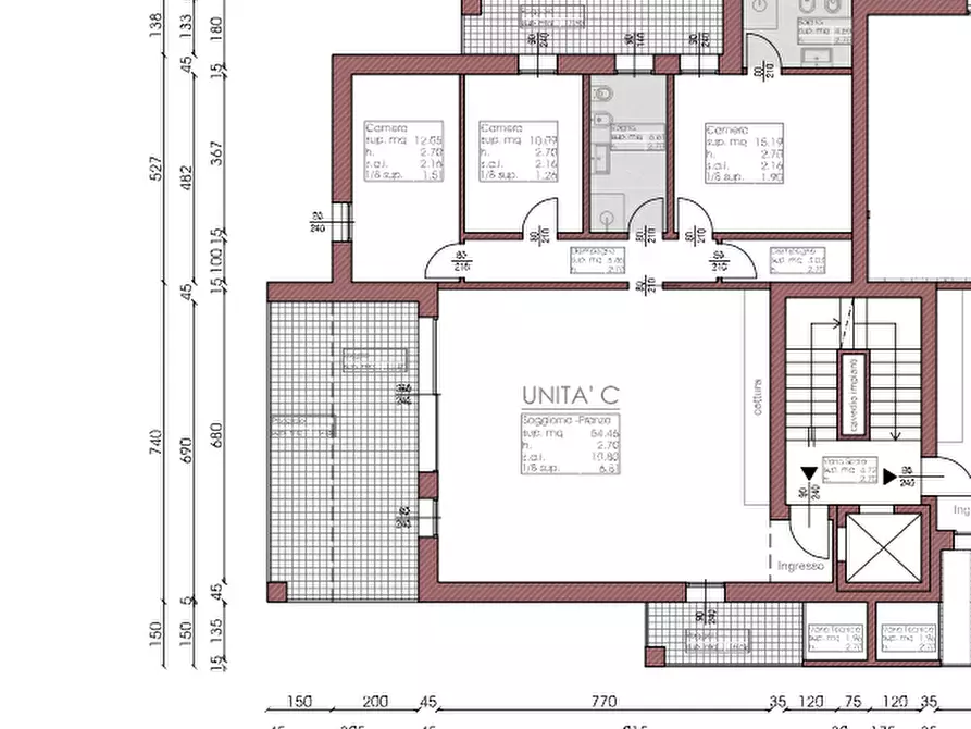 Immagine 10 di Appartamento in vendita  in Via Galileo Galilei a Abano Terme