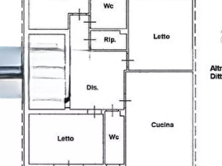 Immagine 9 di Appartamento in vendita  in Via Giambattista Vico, 112 a Francofonte