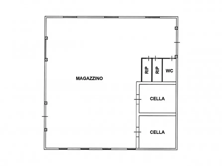 Immagine 7 di Magazzino in vendita  in Via Andrea de Bartolo, 87060 Cantinella CS, Italia a Corigliano-Rossano