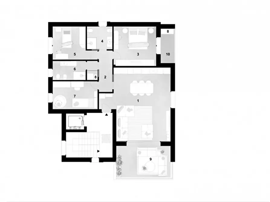 Immagine 11 di Appartamento in vendita  in VIA TAGLIAMENTO a Noale