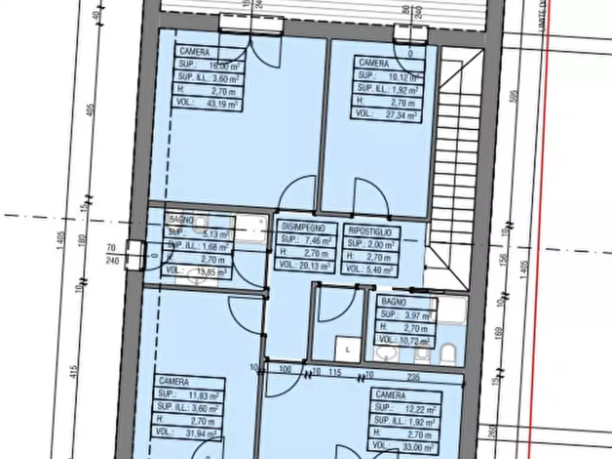 Immagine 4 di Villetta a schiera in vendita  in Via Santa Maria Vigonza a Vigonza