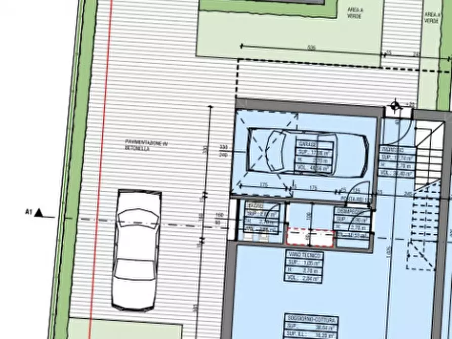 Immagine 5 di Villetta a schiera in vendita  in Via Santa Maria Vigonza a Vigonza