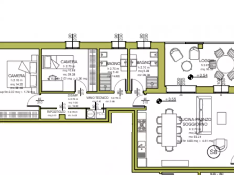 Immagine 11 di Appartamento in vendita  in Via della Costituzione 1 a Vigonza