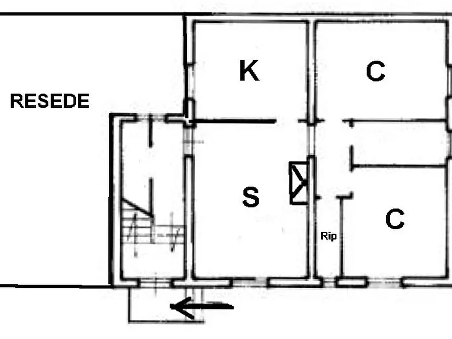 Immagine 27 di Casa indipendente in vendita  in Cafaggio a Capolona