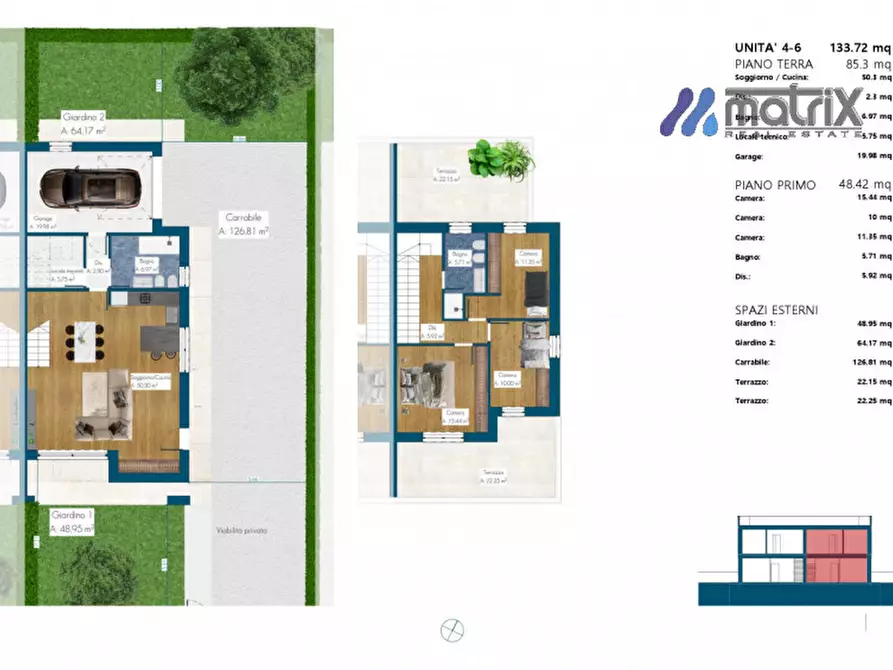 Immagine 35 di Casa bifamiliare in vendita  in Via Sant'Antonio a Teolo