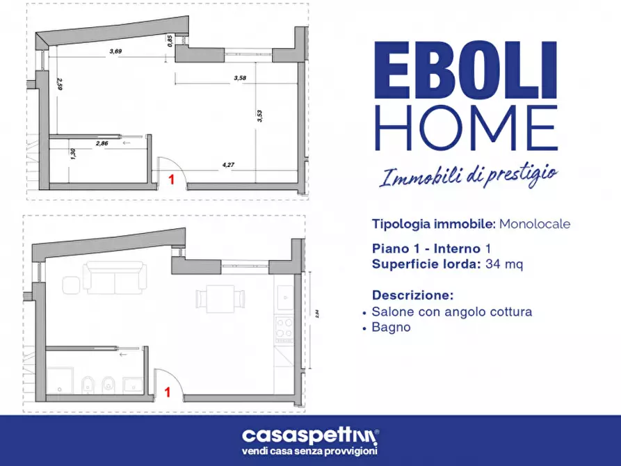 Immagine 8 di Appartamento in vendita  in Via Giacinto Romano, 1 a Eboli