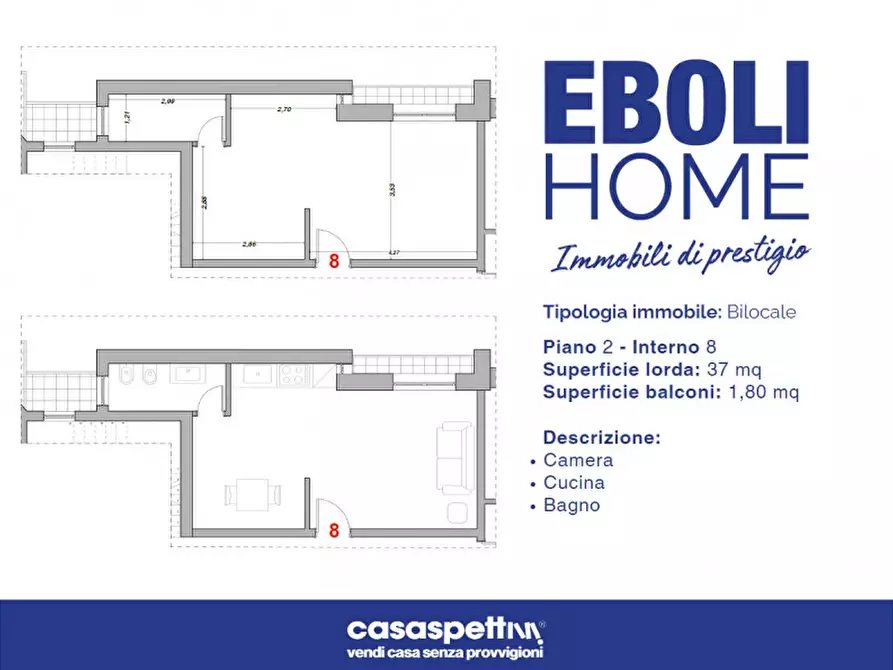 Immagine 9 di Appartamento in vendita  in Via Giacinto Romano, 1 a Eboli