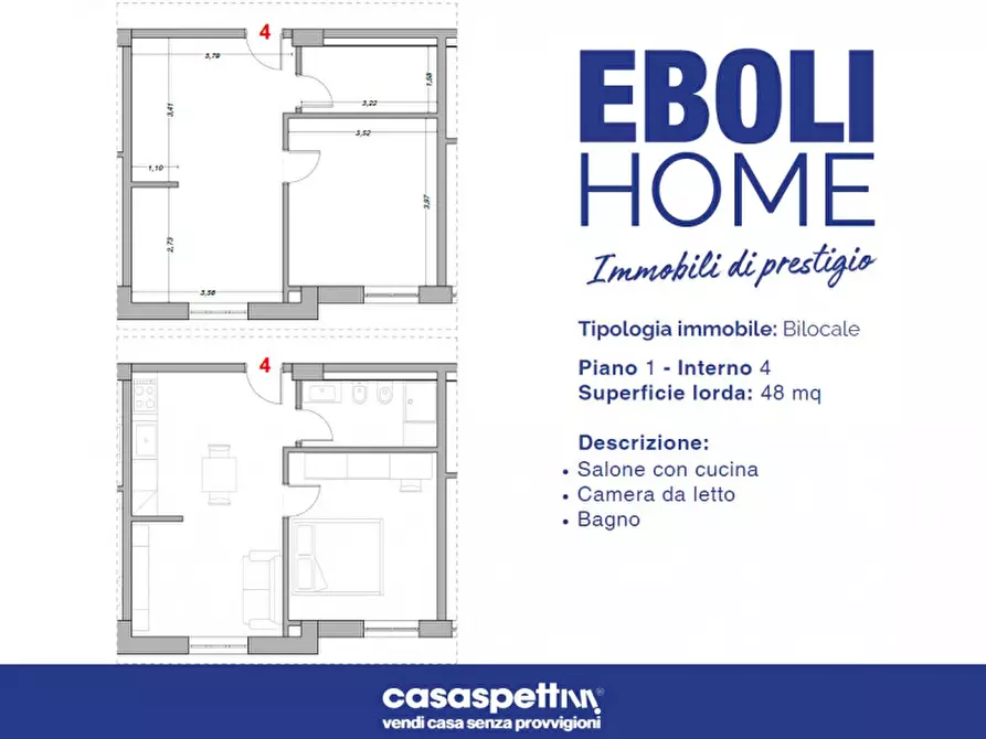 Immagine 10 di Appartamento in vendita  in Via Giacinto Romano, 1 a Eboli