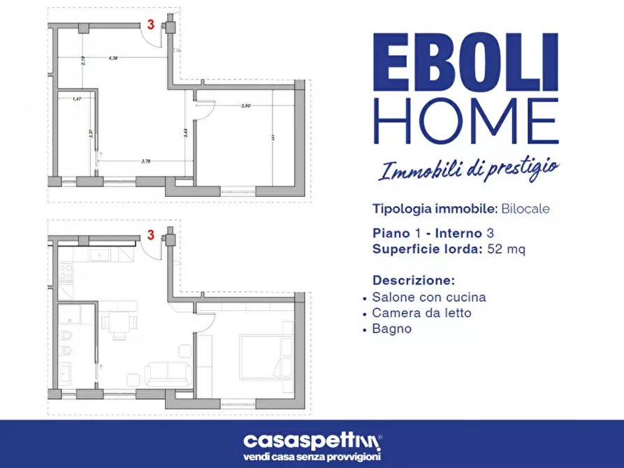 Immagine 12 di Appartamento in vendita  in Via Giacinto Romano, 1 a Eboli