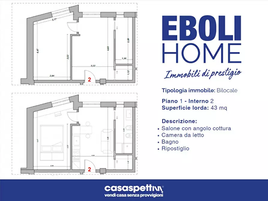 Immagine 11 di Appartamento in vendita  in Via Giacinto Romano, 1 a Eboli