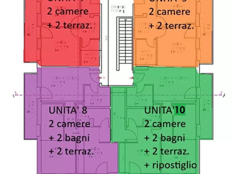 Immagine 3 di Palazzo in vendita  in Via Asolana a Fonte
