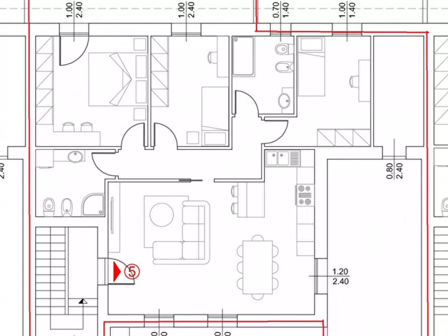 Immagine 5 di Appartamento in vendita  a Lonigo