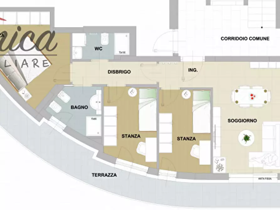 Immagine 21 di Appartamento in vendita  in Via della Canova a Trento