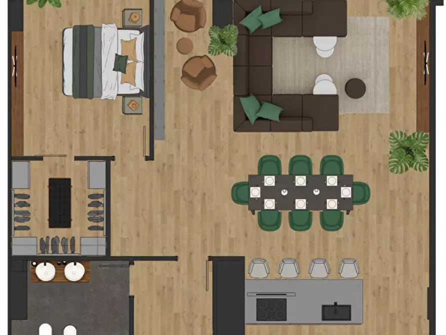 Immagine 19 di Loft/Open space in vendita  in Corso Svizzera n. 185 a Torino