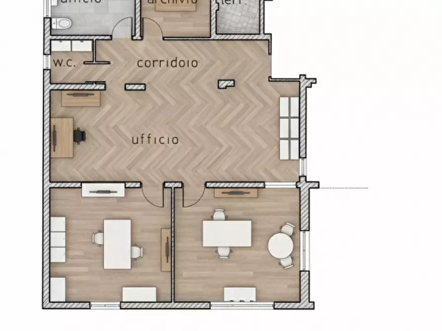 Immagine 4 di Ufficio in vendita  in Viale delle Terme a Abano Terme