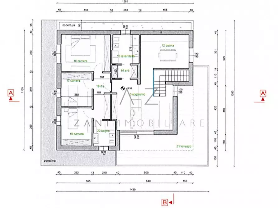 Immagine 9 di Appartamento in vendita  in Via Viscon a Castelfranco Veneto