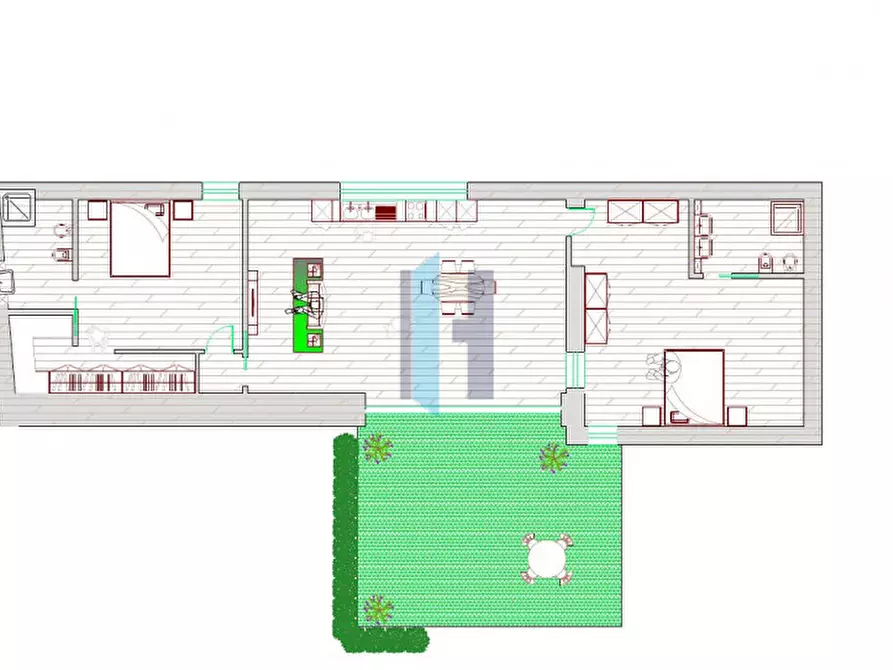 Immagine 6 di Appartamento in vendita  in Via Gianbattista Moroni a Bergamo