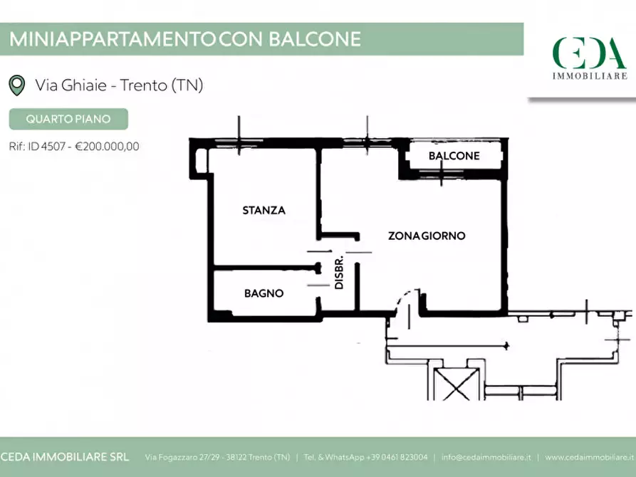 Immagine 26 di Appartamento in vendita  in Via delle Ghiaie a Trento