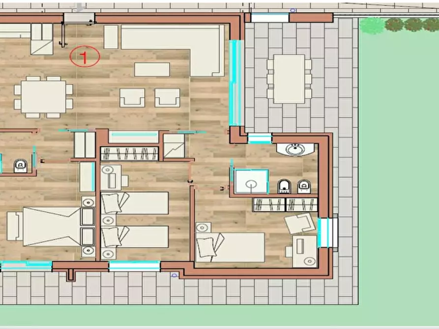 Immagine 10 di Appartamento in vendita  in Via Attilio Lazzari a Treviso