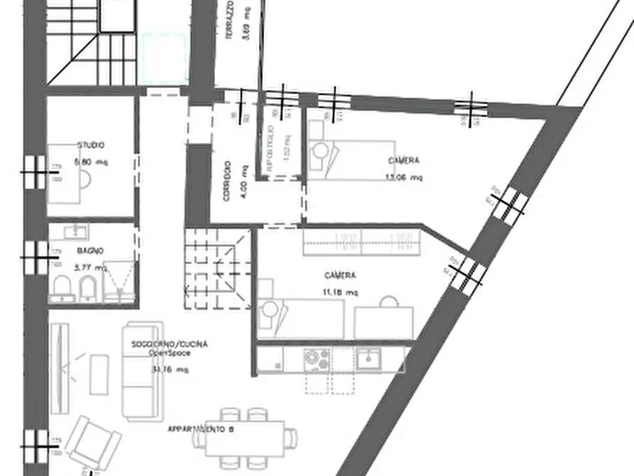 Immagine 16 di Attico in vendita  in Via Madonna a Pescantina