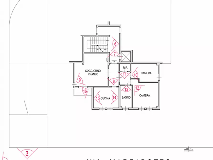 Immagine 23 di Appartamento in vendita  in Via Marzabotto 12 a Nogara