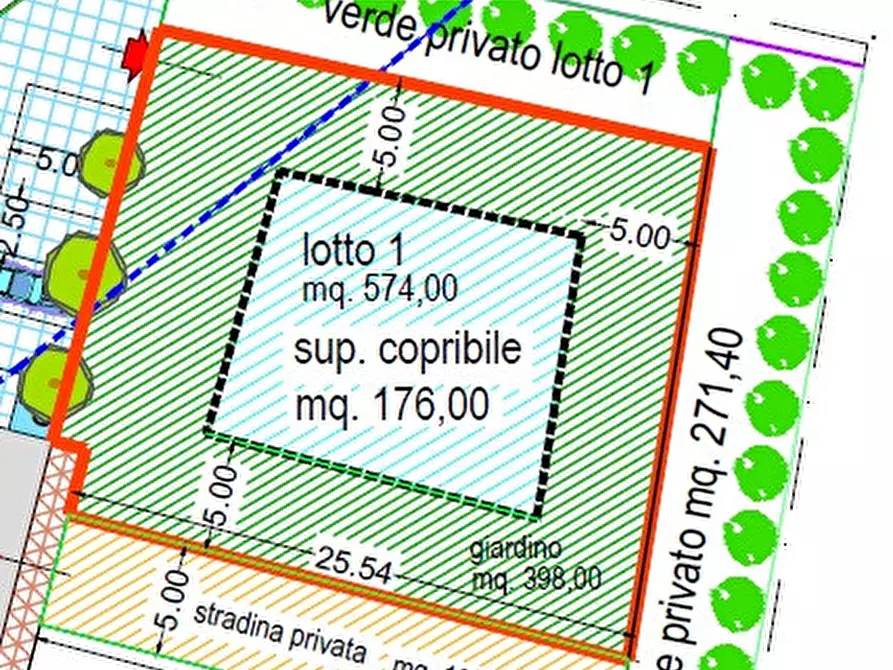 Immagine 4 di Terreno in vendita  in via falcone a Poncarale