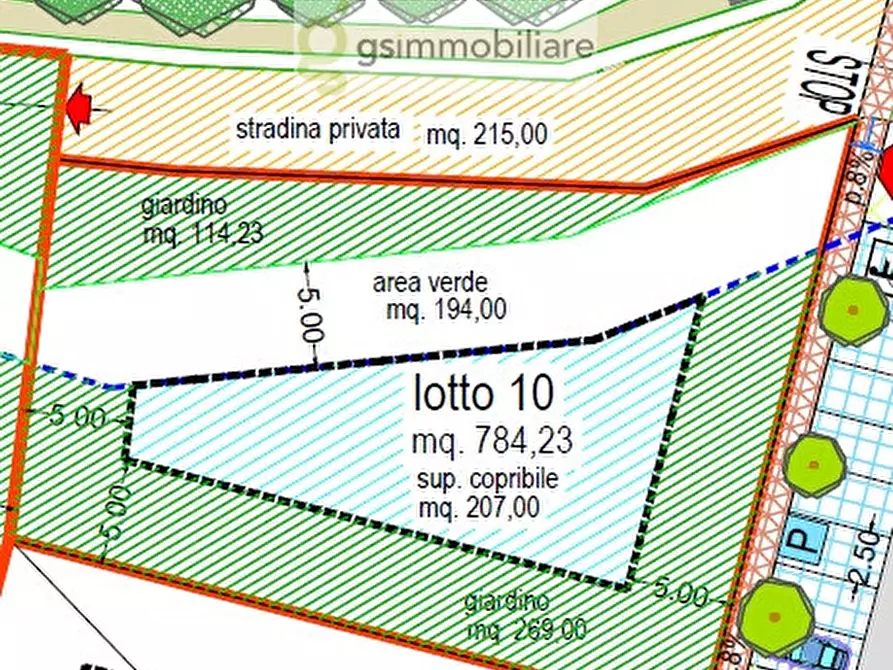 Immagine 4 di Terreno in vendita  in via falcone a Poncarale