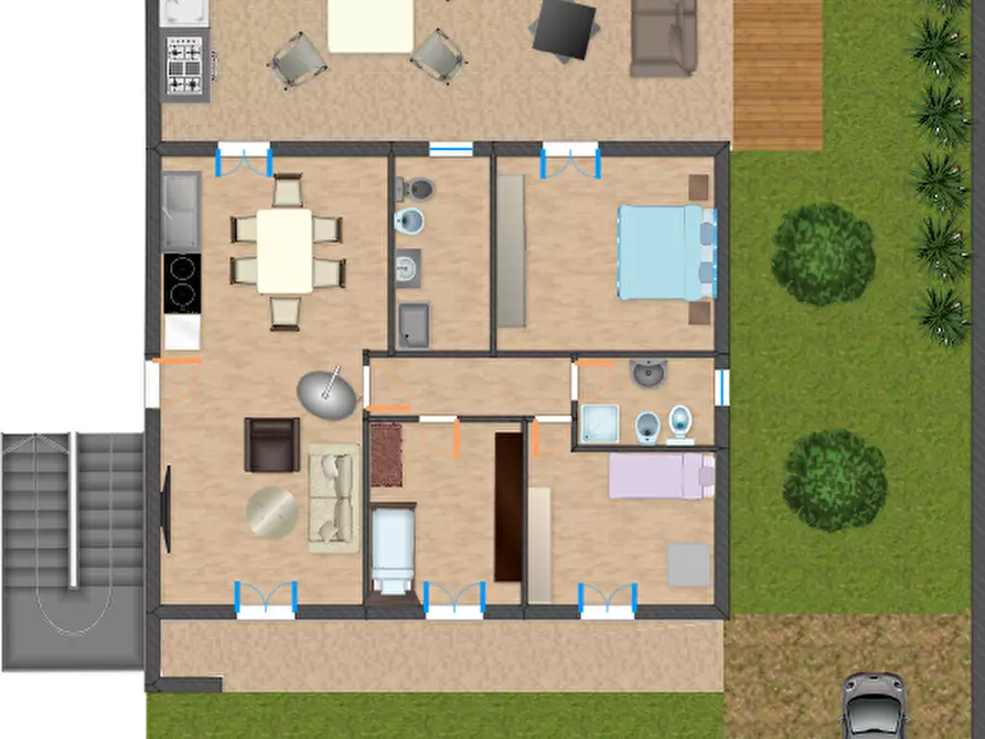 Immagine 13 di Appartamento in vendita  in Teverola, via Roma a Teverola