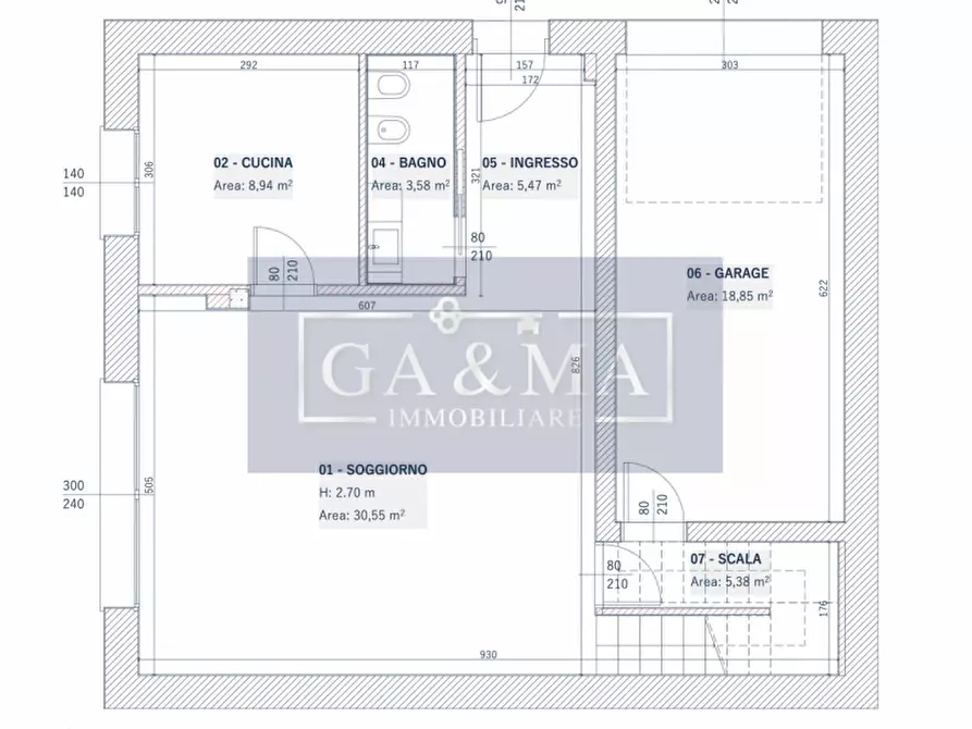 Immagine 8 di Casa quadrifamiliare in vendita  in Strada Martinella 320 a Parma