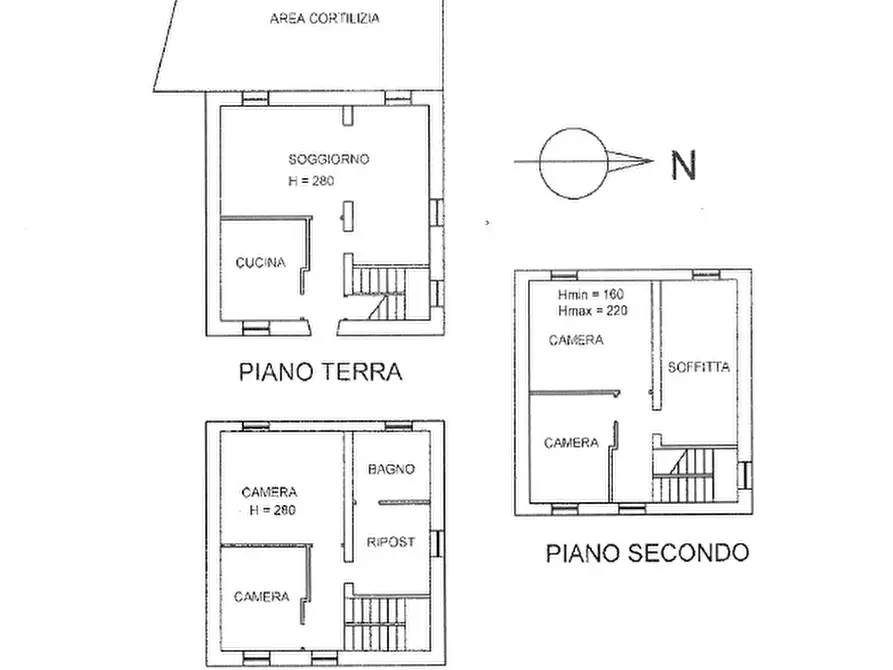 Immagine 31 di Villetta a schiera in vendita  in Sesta Inferiore a Corniglio