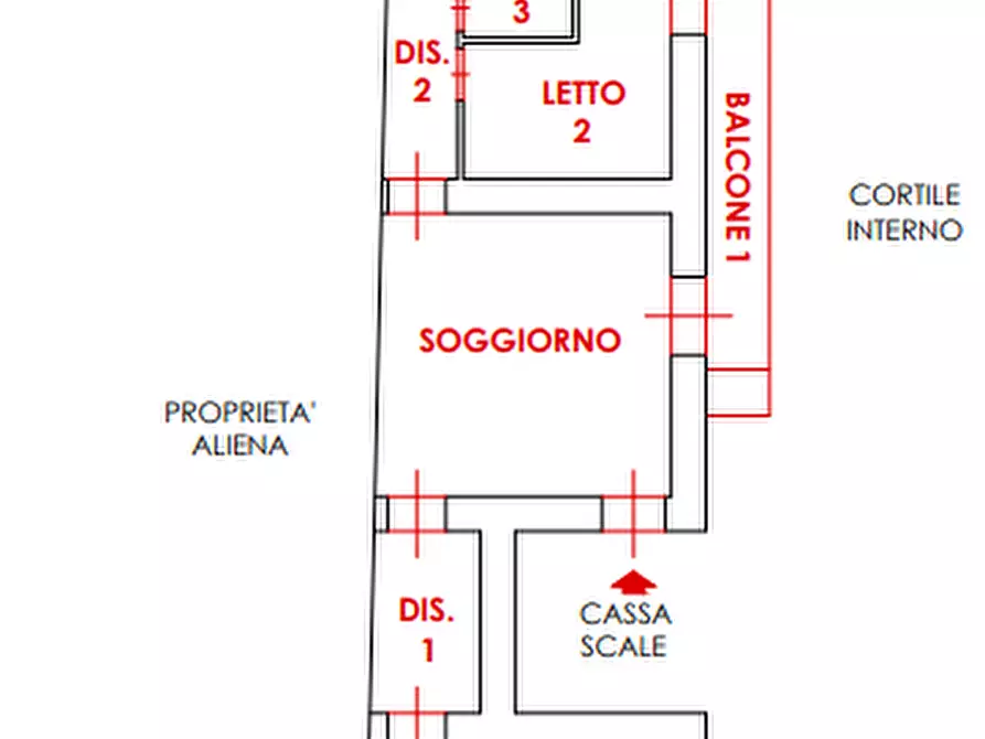 Immagine 2 di Appartamento in vendita  in Via Francesco Bellucci Sessa 3 a Portici