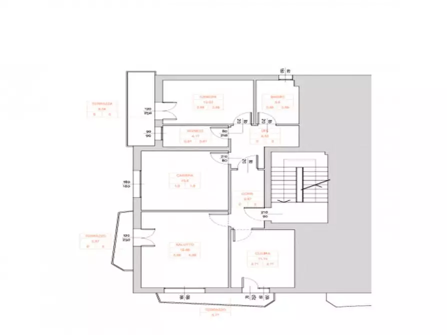 Immagine 37 di Appartamento in vendita  in Vicolo San Pelaio A a Treviso