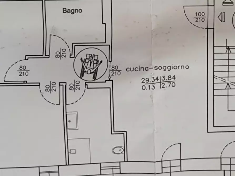 Immagine 10 di Appartamento in affitto  a Boara Pisani