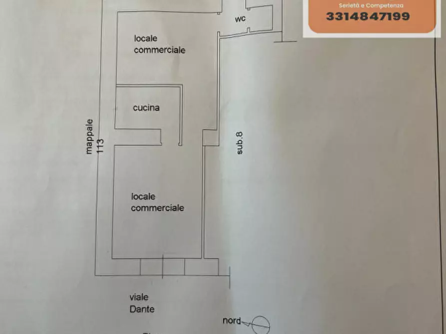 Immagine 1 di Negozio in affitto  a Cassino
