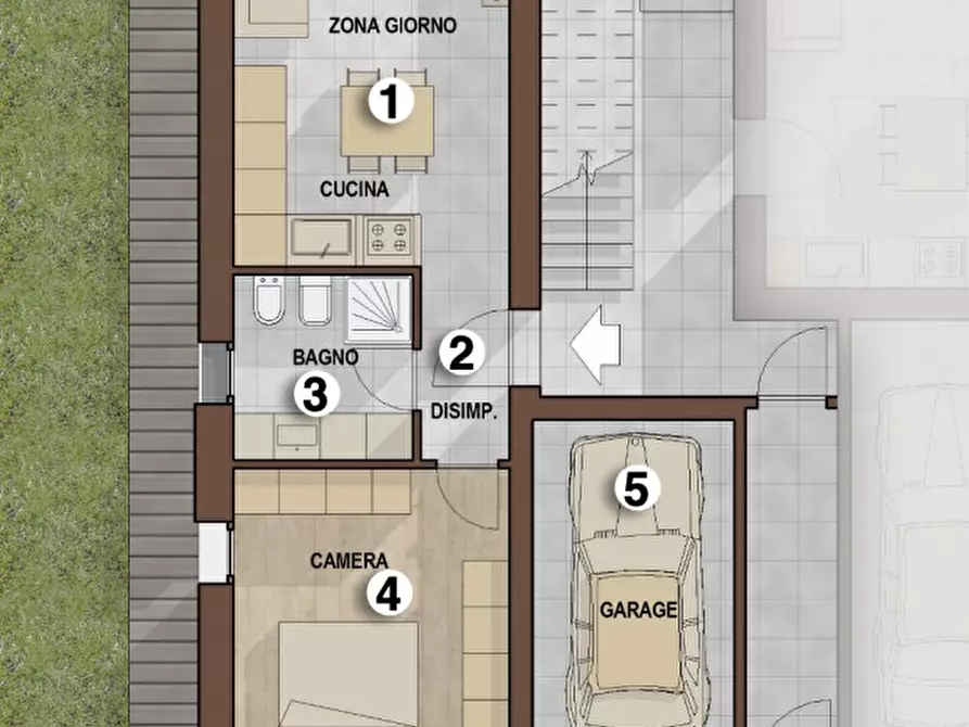 Immagine 13 di Appartamento in vendita  in Via Spiner a Tombolo