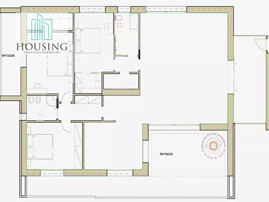 Immagine 8 di Attico in vendita  in Via Pampagnina a Fiesso D'artico