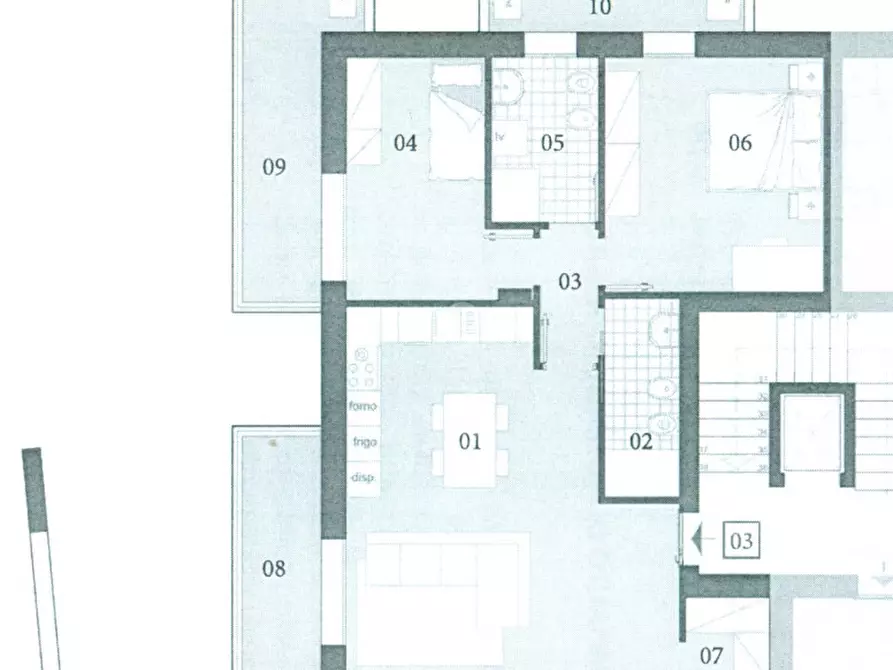 Immagine 31 di Appartamento in vendita  in Corso Milano a Padova