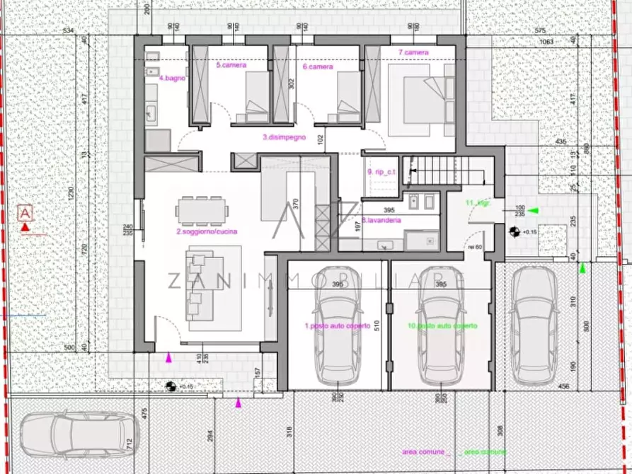 Immagine 2 di Appartamento in vendita  in Via Viscon a Castelfranco Veneto