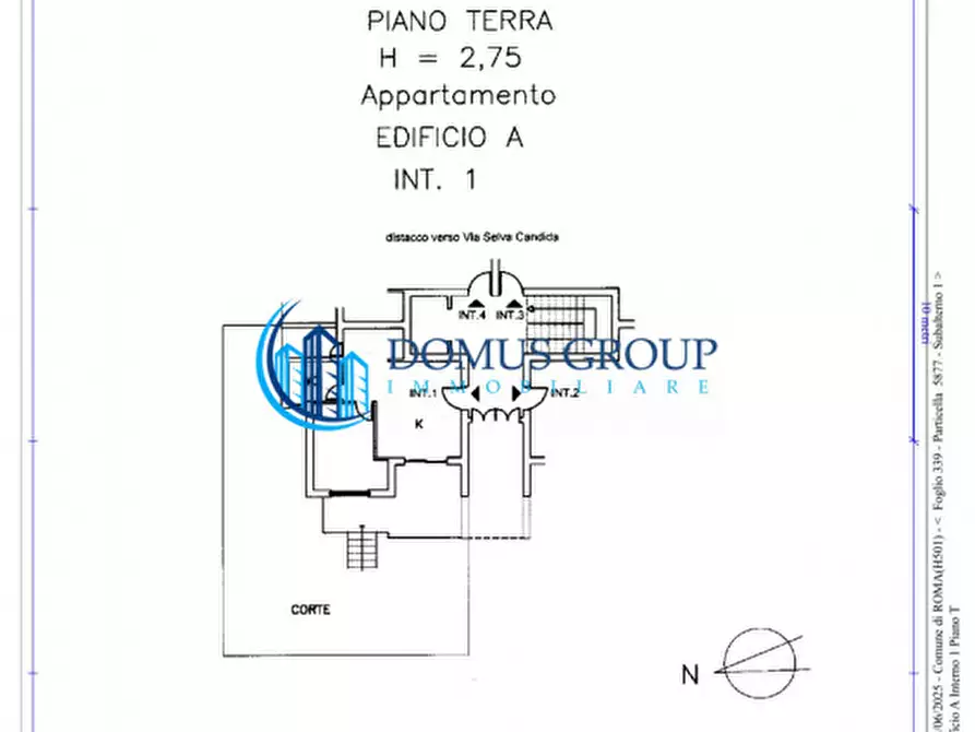 Immagine 8 di Appartamento in vendita  in VIA DI SELVA CANDIDA a Roma