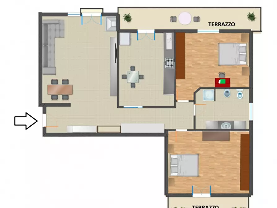 Immagine 37 di Appartamento in vendita  in Via delle Fosse Ardeatine a Castel Maggiore