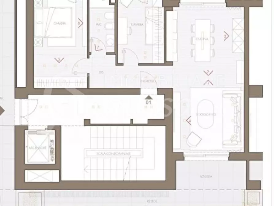 Immagine 37 di Appartamento in vendita  in Via della Rondinella a Firenze