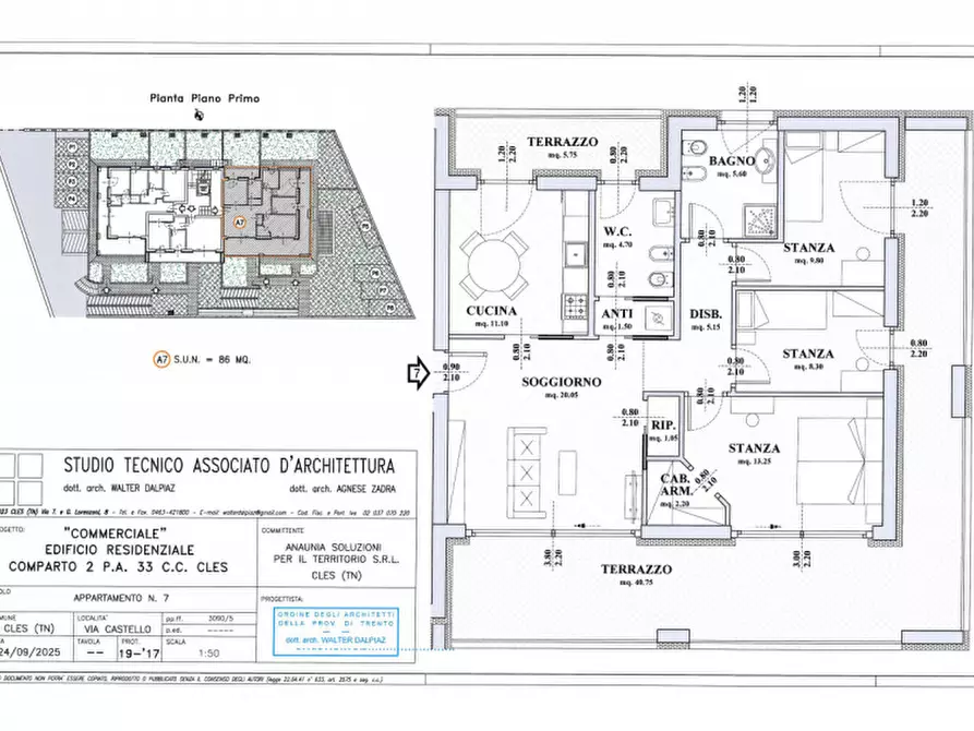 Immagine 2 di Appartamento in vendita  in VIA CASTELLO a Cles
