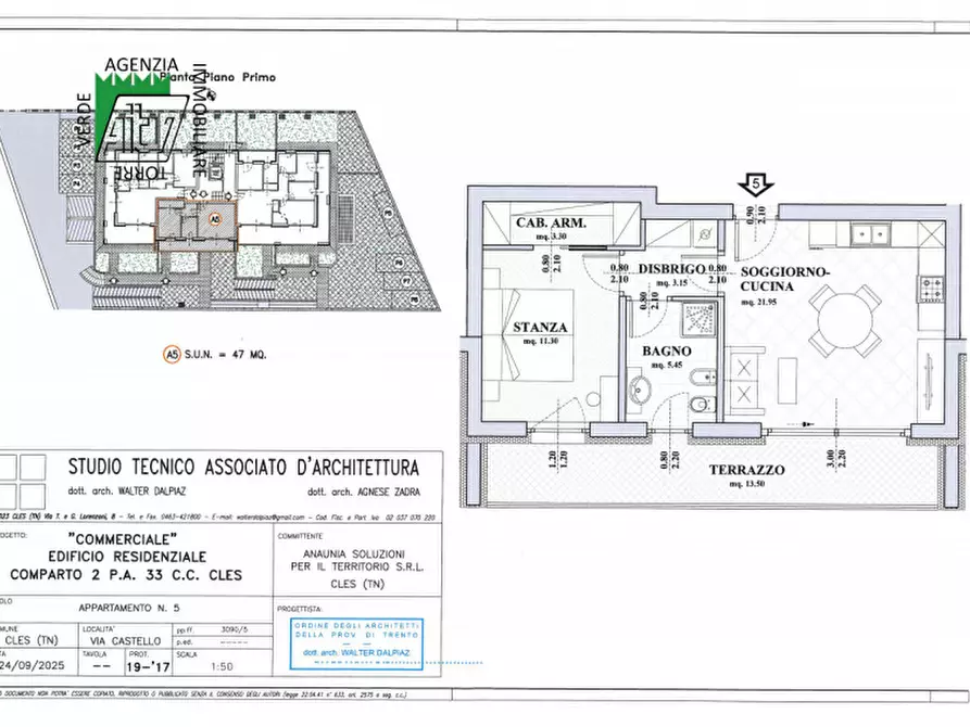 Immagine 5 di Appartamento in vendita  in VIA CASTELLO a Cles